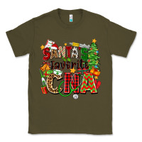 Army Green santa's favorite cna Classic Tee - Zillion Design Studio