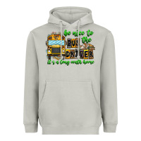 Moon Dust Be Nice To The Bus Driver It's A Long Walk Home Heavyweight Hoodie - CowhideDigitalArt