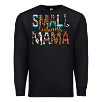 Black Small Business Mama Premium Sweatshirt - FaDigitalArtStudio