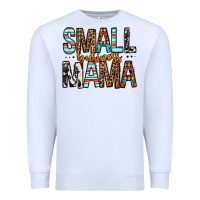 White Small Business Mama Premium Sweatshirt - FaDigitalArtStudio