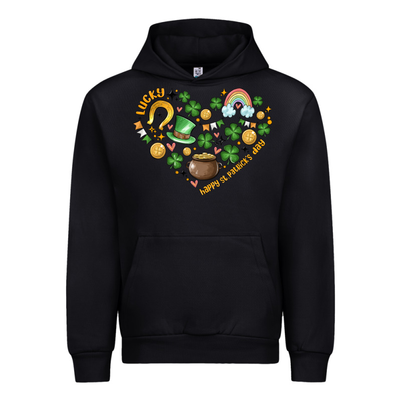 St Patricks  Hearts Urban Hoodie by MaliasSmallBusiness | Teevron