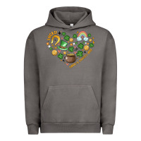 Pigment Tornado st patricks  hearts Urban Hoodie - MaliasSmallBusiness