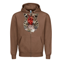 Chestnut Flower Skeleton Zipper Hoodie - RanaPortraitStore