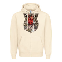 Sandshell Flower Skeleton Zipper Hoodie - RanaPortraitStore