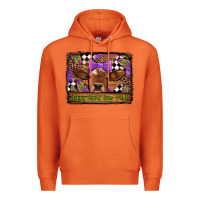 Carrot happy mardi gras y'all cow Premium Hoodie - Jasminsmagicworld