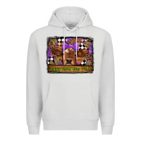 Dove Grey happy mardi gras y'all cow Premium Hoodie - Jasminsmagicworld