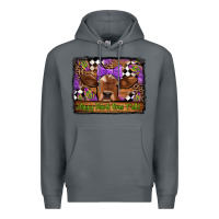 Rock happy mardi gras y'all cow Premium Hoodie - Jasminsmagicworld