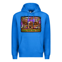 True Royal happy mardi gras y'all cow Premium Hoodie - Jasminsmagicworld