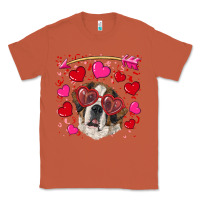 Copper valentine's day  saint bernard dog Classic Tee - RanaPortraitStore