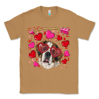 Toasted Coconut valentine's day  saint bernard dog Classic Tee - RanaPortraitStore