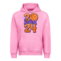 Fuchsia Pink senior 2024 basketball Urban Hoodie - MaliasSmallBusiness