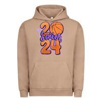 Pigment Burro senior 2024 basketball Urban Hoodie - MaliasSmallBusiness