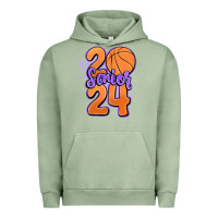 Pigment Oil Green senior 2024 basketball Urban Hoodie - MaliasSmallBusiness
