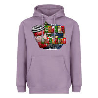 Lavender coffe Heavyweight Hoodie - CowhideDigitalArt