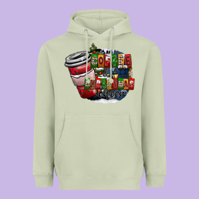 Coffe Heavyweight Hoodie Designed By Cowhidedigitalart