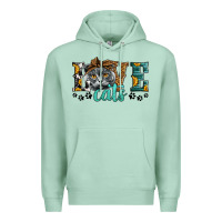 Seafoam love cats scottish fold Premium Hoodie - LillyAllenDesigns