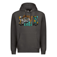 Smoke love cats scottish fold Premium Hoodie - LillyAllenDesigns