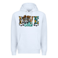 White love cats scottish fold Premium Hoodie - LillyAllenDesigns