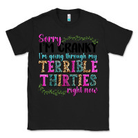 Black sorry im cranky im going through my terrible thirties right now Classic Tee - texasbilliewilder