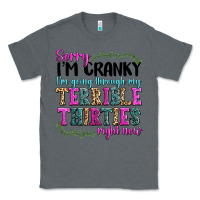 Charcoal Heather sorry im cranky im going through my terrible thirties right now Classic Tee - texasbilliewilder