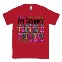 Red sorry im cranky im going through my terrible thirties right now Classic Tee - texasbilliewilder