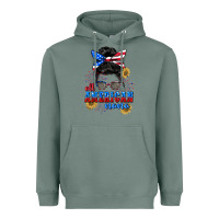 Sage All American Nana 4th of July Heavyweight Hoodie - CowGirlArtShop