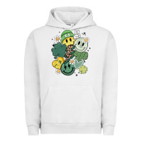 Pigment Lunar Rock st patricks day green smile Urban Hoodie - MaliasSmallBusiness