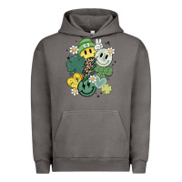 Pigment Tornado st patricks day green smile Urban Hoodie - MaliasSmallBusiness