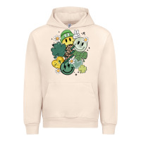 Sandshell st patricks day green smile Urban Hoodie - MaliasSmallBusiness
