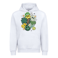 White st patricks day green smile Urban Hoodie - MaliasSmallBusiness