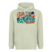Matcha popsicle season Heavyweight Hoodie - SublimationCraftShop