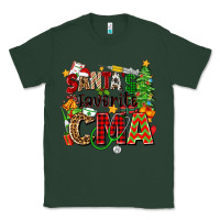 Sports Green santa's favorite cma Classic Tee - Zillion Design Studio