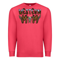 Cardinal western mom Premium Sweatshirt - CowhideDigitalArt