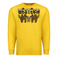 Lemon western mom Premium Sweatshirt - CowhideDigitalArt