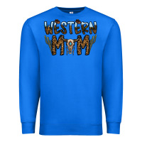 True Royal western mom Premium Sweatshirt - CowhideDigitalArt