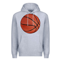 Heather Grey basketball Premium Hoodie - BarkalooDesign