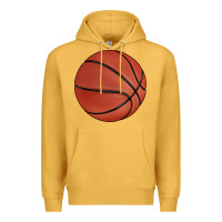 Mustard basketball Premium Hoodie - BarkalooDesign