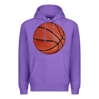 Purple basketball Premium Hoodie - BarkalooDesign