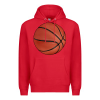 Red basketball Premium Hoodie - BarkalooDesign