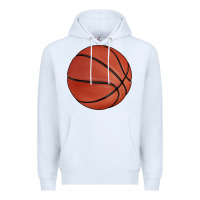 White basketball Premium Hoodie - BarkalooDesign