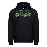 Black god says i am patrick's day Urban Hoodie - MaliasSmallBusiness