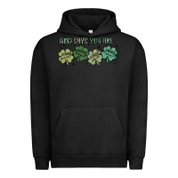 Pigment Black god says i am patrick's day Urban Hoodie - MaliasSmallBusiness