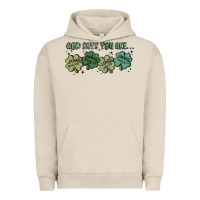 Pigment French Oak god says i am patrick's day Urban Hoodie - MaliasSmallBusiness