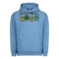 Pigment Pebble Blue god says i am patrick's day Urban Hoodie - MaliasSmallBusiness
