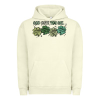 Pigment Pistachio god says i am patrick's day Urban Hoodie - MaliasSmallBusiness