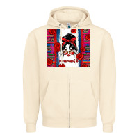 Sandshell mamacita serape Zipper Hoodie - Zillion Design Studio