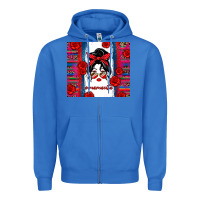True Royal mamacita serape Zipper Hoodie - Zillion Design Studio