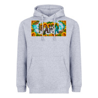 Heather Grey mama sunflower libbey cup Heavyweight Hoodie - HRA Design Shop