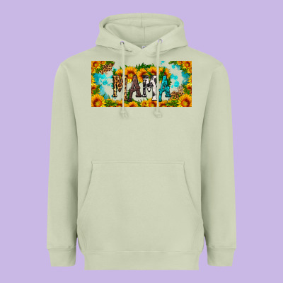 Mama Sunflower Libbey Cup Heavyweight Hoodie Designed By Hra Design Shop