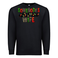 Black Somebody's Jolly Ass Wife Premium Sweatshirt - FaDigitalArtStudio